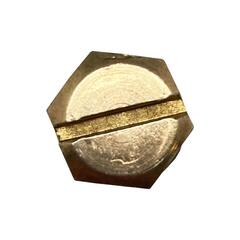 Пробка заливная шестигранная UNITED PARTS d9.5мм, М9.5х1.5мм для садовых насосов и насосных станций от 400/600 Вт (металл) (90-1334)