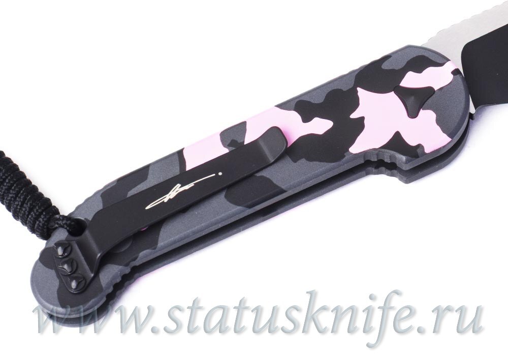 Нож Microtech LUDT 135S-1PKCS Smooth Chassis Cerakote Pink Camo