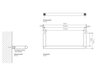 Decor Walther Mikado 0520650 Полотенцедержатель, цвет: белый