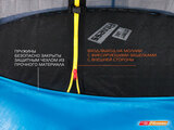 Батут StartLine Fitness 6 футов (183 см) с внутренней сеткой и держателями фото №4