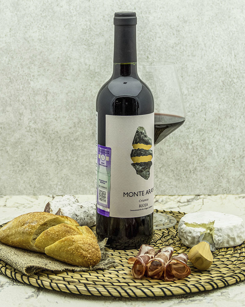 Вино Bodegas Del Medievo Монте Арайя Крианца Красное 2016 г.у. 13,5% 0,75 л, Испания