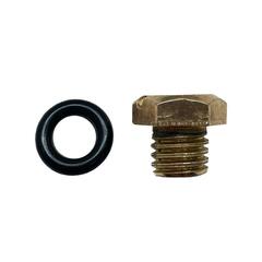 Пробка заливная шестигранная UNITED PARTS d9.5мм, М9.5х1.5мм для садовых насосов и насосных станций от 400/600 Вт (металл) (90-1334)