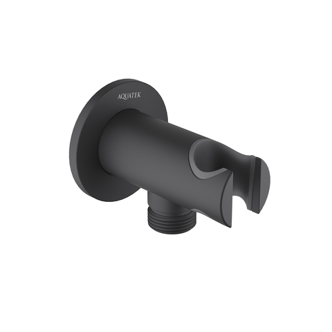 Aquatek AQ2460MB AQ2460MB шланговое подсоединение с держателем, матовый черный