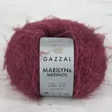 Пряжа Gazzal Marilyn & Merinos 8267 винный