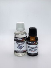 Двухкомпонентный Глянцевый лак + отвердитель HobbyLink HP-0310