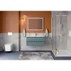 BelBagno KRAFT-1000-2C-SO-AO База под раковину подвесная с фрезерованными ручками по всей длине фасада с двумя выкатн. ящ., Голубой Мат.,1000x455x500