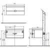 BelBagno SENSO-620-LVB Раковина из искусственного мрамора, 620x518x145
