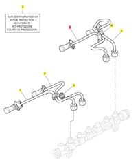 Труба топливная оригинал Perkins АРТ: T413806