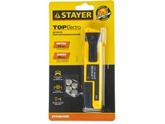 STAYER TOP-Electro, многофункциональный детектор металла и скрытой электропроводки (45296)