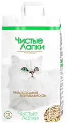 (НЕ ИСПОЛЬЗУЕТСЯ) Чистые Лапки  древесный наполнитель для кошачьих туалетов 12