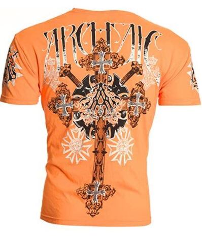 Archaic | Футболка мужская METALLOID AM926 от Affliction спина