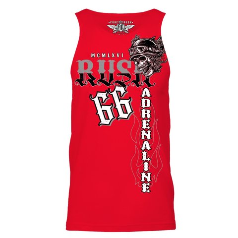 Rush Couture | Майка мужская PURE RUSH ADRENALINE TANK TOP Red RC275 перед