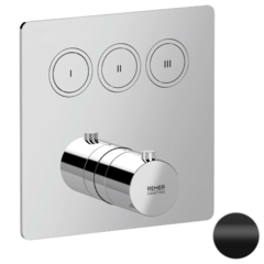 Remer X Style X99QD3KBNO Смеситель термостатический для душа, цвет: черный матовый фото