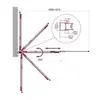 BelBagno Luce LUCE-VF-11-100/145-C-NERO Душевая шторка на ванну, цвет: чёрный