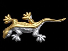 Силиконовый молд № 538 Ящерица левая малая