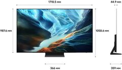 Телевизор Samsung 77″ QE77S90HAUXPY 4K Ultra HD 120Hz