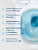 BelBagno BB7106CH-TOR/SC Унитаз подвесной безободковый со смывом "Торнадо", с сиденьем дюропласт soft close