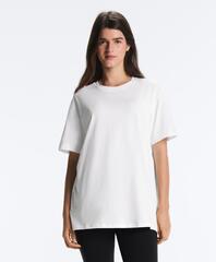 Oysho Футболка oversize с короткими рукавами из хлопка, белый