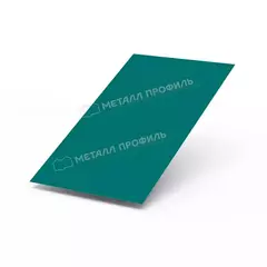 Плоский лист 1250мм (ПЭП-01-5021-0,45) бирюза