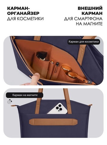 Картинка сумка городская Bange BG-6803 Beige - 12