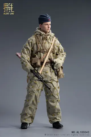 Фигурка Советский десантник ВОВ 1/6