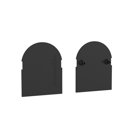 Декоративная накладка ARMADILLO для скрытой петли U3D7000 (DOOR) BL черный /64723/ (2шт)