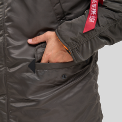 Парка Alpha Industries N-3B Slim Fit Replica Grey (Серая)
