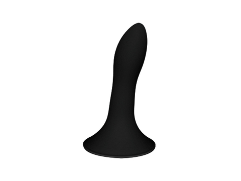 Небольшой дилдо на присоске с двойной плотностью Hitsens S05 Black Adrien Lastic