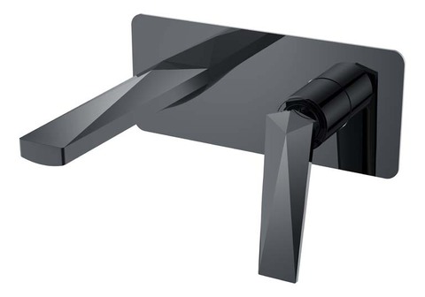 Boheme Venturo 375-SGM Смеситель для раковины встраиваемый, цвет: оружейная сталь глянцевая