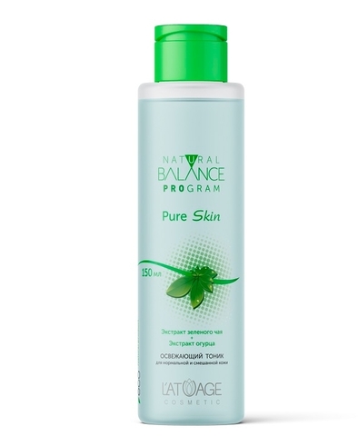 "NBP Pure Skin" Тоник для лица "Освежающий" 150мл (L'atuage)