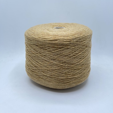 Luxury Selection by RiGo (пр.Италия), art- Cardwool,2/15 750м/100гр, 85% Меринос 15%Полиамид ,цвет-Рожь,меланж 104/305 ,арт.24442