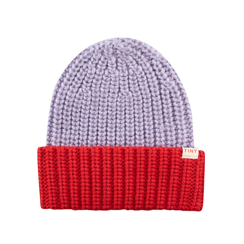 Шапка Tinycottons Color Block Lilac