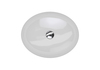 Geberit VariForm 500.752.01.2 Раковина с установкой под столешницу овальной формы, 50х40 см, без отв. под смеситель, с отв. перелива