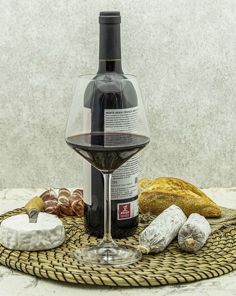 Вино Bodegas Del Medievo Монте Арайя Крианца Красное 2016 г.у. 13,5% 0,75 л, Испания