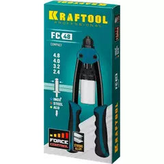 KRAFTOOL FC-48, 2.4 - 4.8 мм, 290 мм, компактный двуручный заклепочник (31161)