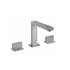 Gessi Rettangolo T 20402#031 Смеситель для раковины на 3 отверстия, с донным клапаном, излив 144мм, цвет: хром фото