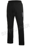 Беговой ветрозащитный костюм с капюшоном Nordski Run Light Black с прямыми брюками