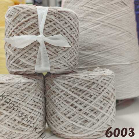 Велюр бобинный 600м/100гр (1,5мм) 6003, Крем брюле