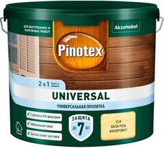 Пропитка защитная для дерева Pinotex Universal 2 в 1 база под колеровку 2,5 л