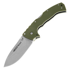 Фото Складной нож Cold Steel 4-Max Scout, сталь AUS-10A, рукоять Griv-Ex, оливковый