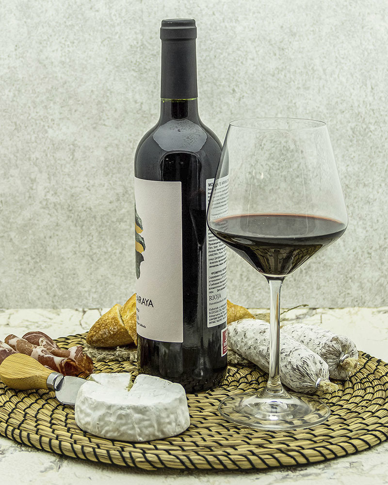 Вино Bodegas Del Medievo Монте Арайя Крианца Красное 2016 г.у. 13,5% 0,75 л, Испания