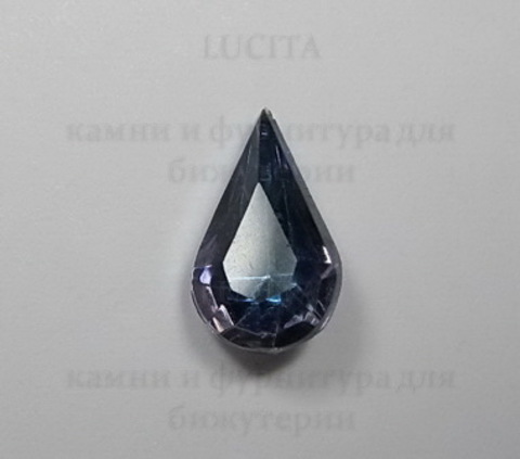 Ювелирные стразы Preciosa "Капля" Bermuda Blue (13х8 мм) ()