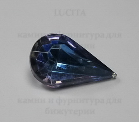 Ювелирные стразы Preciosa "Капля" Bermuda Blue (13х8 мм) ()