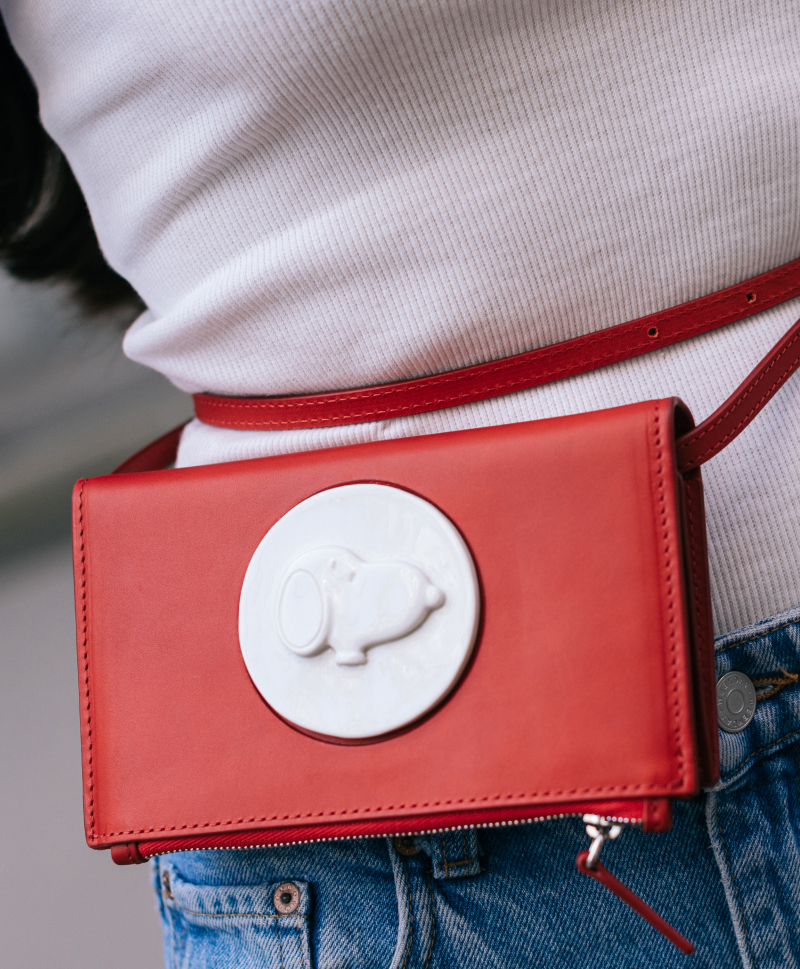 Сумка SNOOPY WALLET BAG RED