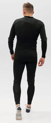 Комплект спортивного термобелья с ветрозащитой Noname Arctos WS 24 UX black