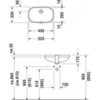 Duravit D-Code 0338490000 Раковина, шгв 495*290*175, цвет-белый