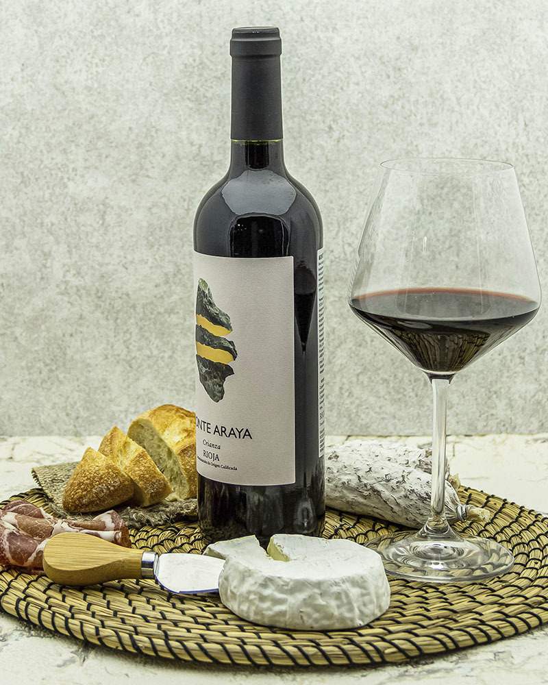 Вино Bodegas Del Medievo Монте Арайя Крианца Красное 2016 г.у. 13,5% 0,75 л, Испания