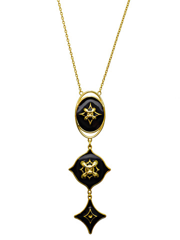 Колье Сеат, серебро 925, позолота 18k 6