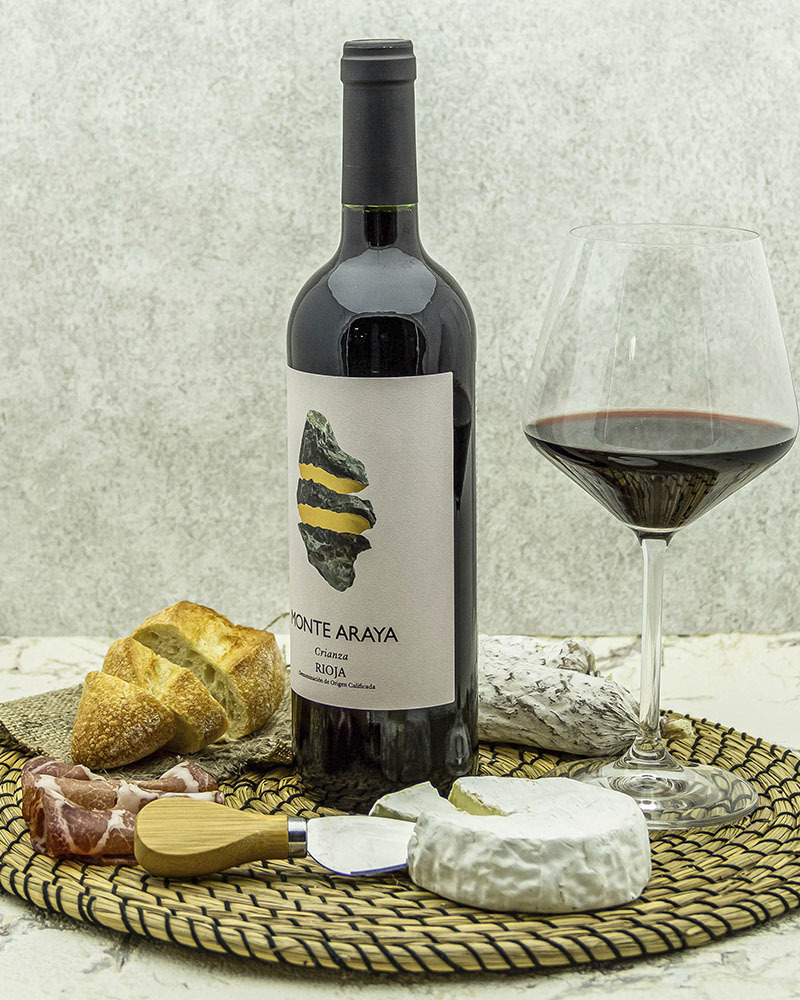 Вино Bodegas Del Medievo Монте Арайя Крианца Красное 2016 г.у. 13,5% 0,75 л, Испания