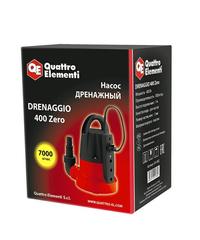 Насос дренажный QUATTRO ELEMENTI Drenaggio 400 Zero (400 Вт, 7000 л/час, 7 м) 241-802